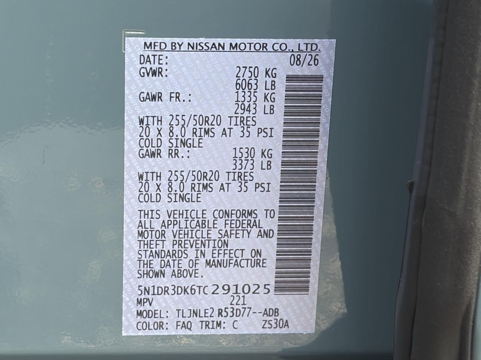 2026 Nissan Pathfinder Platinum 4WD