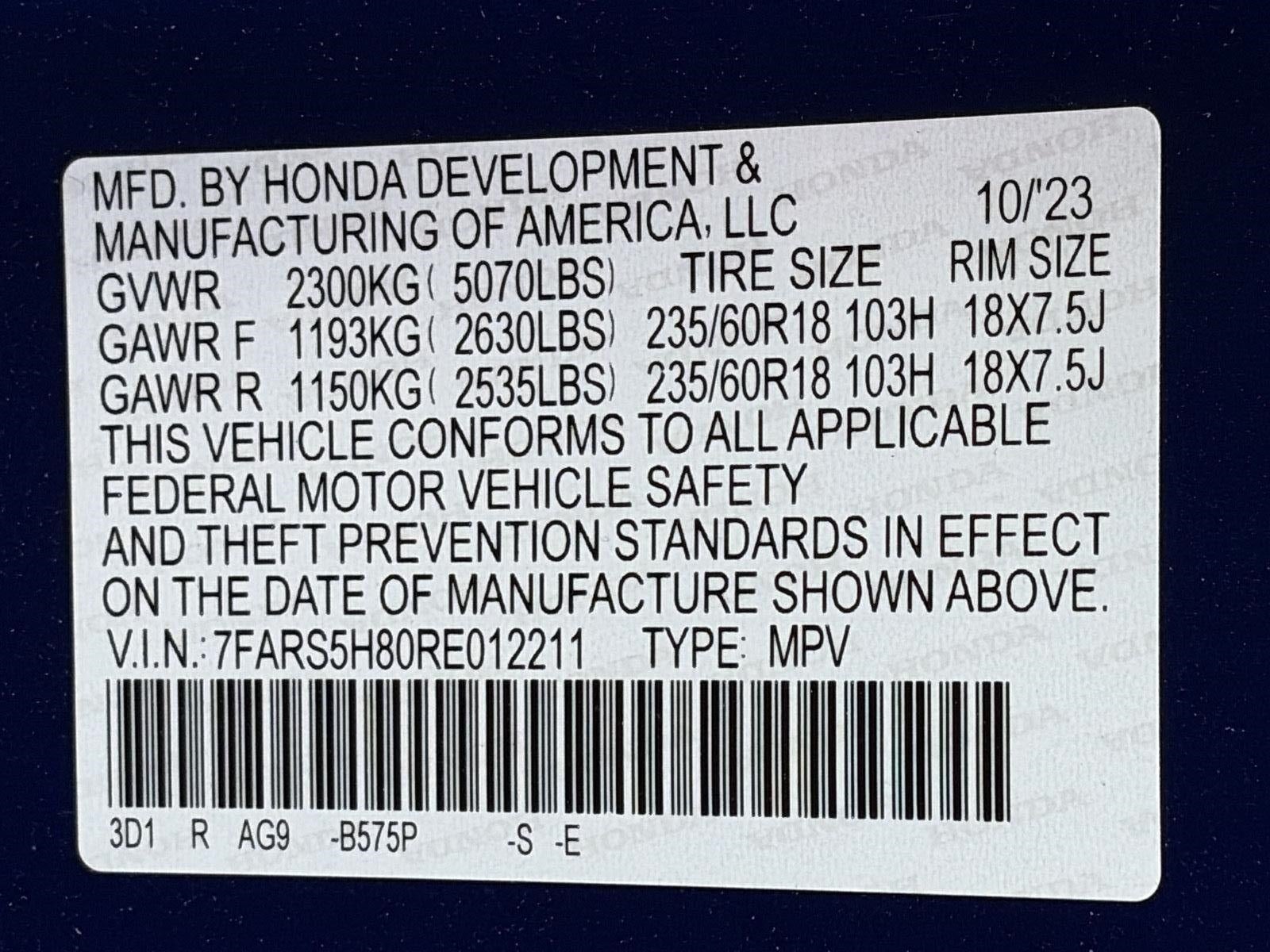 2024 Honda CR-V Hybrid Sport-L FWD