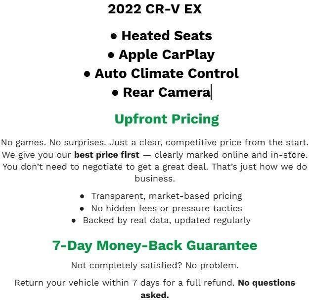 2022 Honda CR-V EX AWD