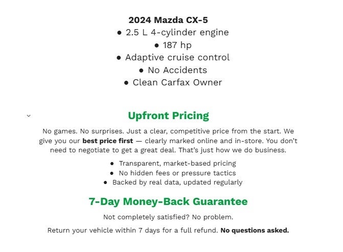 2024 Mazda Mazda CX-5 2.5 S Carbon Edition AWD