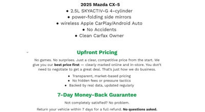 2025 Mazda Mazda CX-5 2.5 S Premium Plus Package AWD