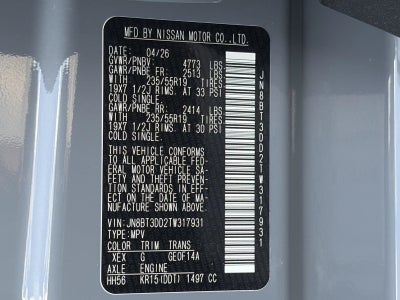 2026 Nissan Rogue PLATINUM
