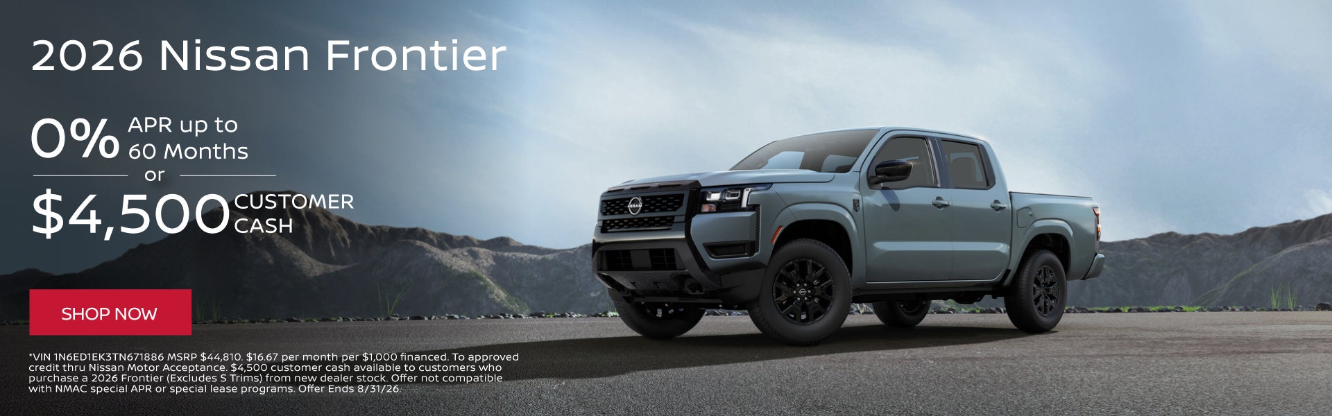 2026 Nissan Frontier