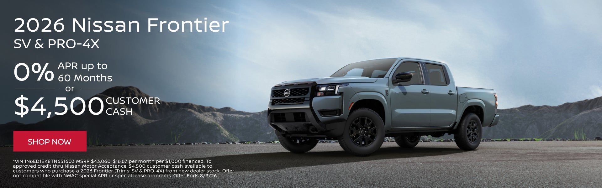 2026 Nissan Frontier