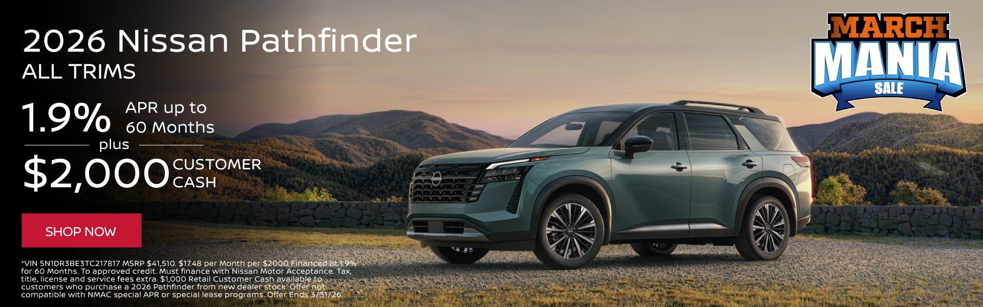 2026 Nissan Pathfinder